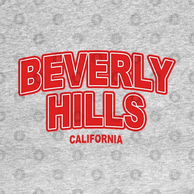 Beverly Hills California Red by IdenticalExposure